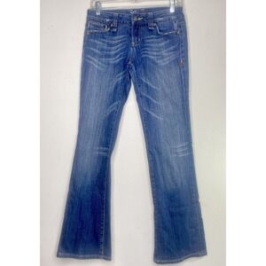 Miss Me Jeans Size 28 Boot Cut Designer Pockets Factory Distressed‎ Crosses E